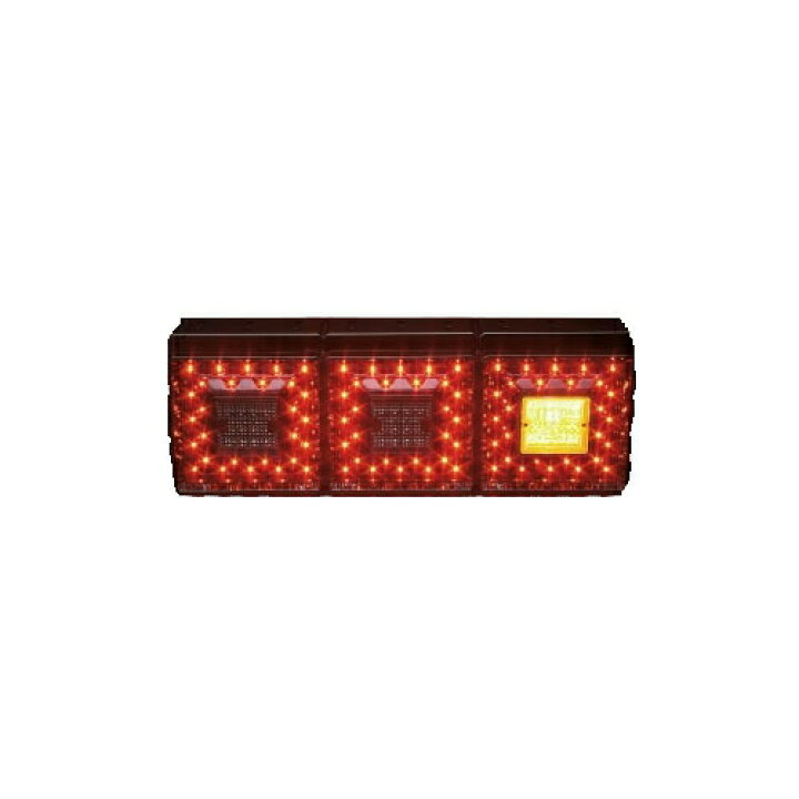楽天市場】JB LED角型テールランプ3連L/Rセット(三菱ふそう大型用 