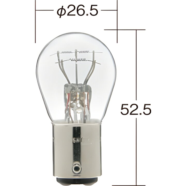 楽天市場】KOITO P4735 4-29 24V21/5W S25 耐振 白熱電球 W球 2個組 