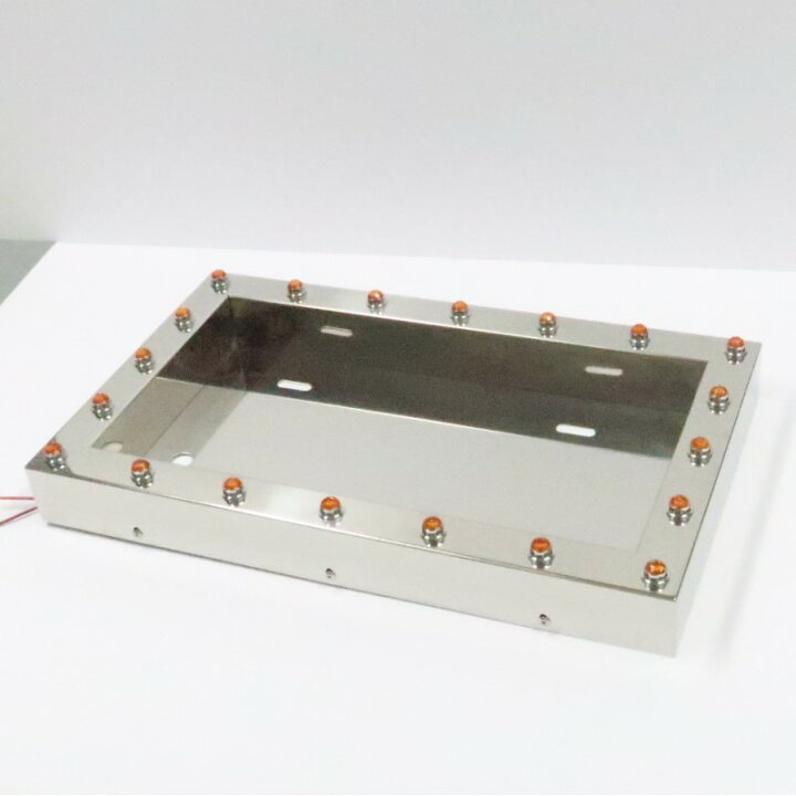 楽天市場】LEDパイロットランプ付ナンバープレート枠大型用アンバー 