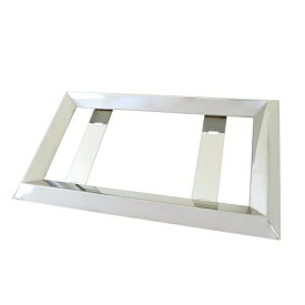 38角おこしナンバープレート枠 大型(ステンレス製) 501121 ジェットイノウエ JET 大型トラック用ナンバー枠