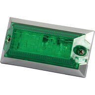 534553 LED3ハイパワーミニフラットマーカーランプNEO グリーンレンズ グリーン|トラック用品 カー用品 …