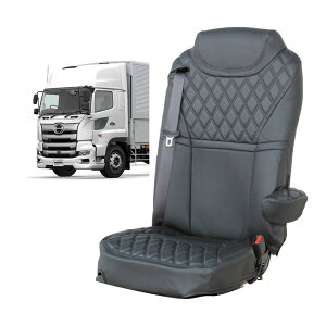 595366 COMBI車種別シートカバー 運転席側 17プロフィア 高機能シート用 黒|黒糸|トラック用品 トラック用 車種別 シート シートカバー シート保護 レザー レザー調 おすすめ おしゃれ 高級感 快