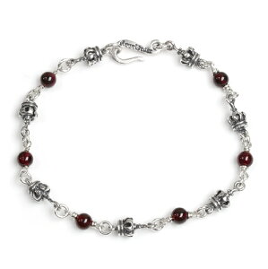 ���C�����I�[�_�[�y�����z�y�u���X���b�g�zTiny Royal Crown & Garnet beads Alternate �yROYAL ORDER�z