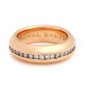 ���C�����I�[�_�[�y�����z�y�����O�zPLAIN w/DIAMONDS 18KPINKGOLD�yROYAL ORDER�z
