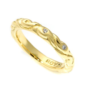 ���C�����I�[�_�[�y�����z�y�����O�zRIBBON BAND 5D 18K YELLOWGOLD 3-4.5 �yROYAL ORDER�z