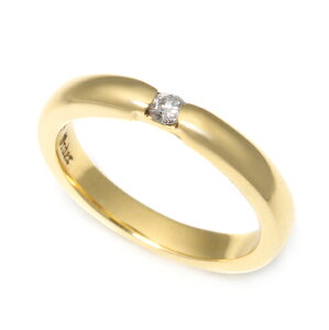 ���C�����I�[�_�[�y�����z�y�����O�zHALO RING w/1 DIAMOND 18K YELLOW GOLD size 2-4.5 �yROYAL ORDER�z