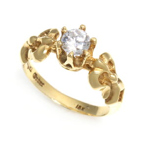 ���C�����I�[�_�[�y�����z�y�����O�zCELESTE (TINY VAMP) 1 CZ ONLY 18K YELLOWGOLD�yROYAL ORDER�z