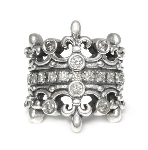 ���C�����I�[�_�[�y�����z�y�����O�zDOUBLE TIARA W/Diamond & Diamond �yROYAL ORDER�z