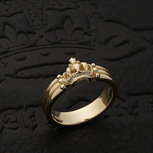 ���C�����I�[�_�[�y�����z�y�����O�zCROWN TRIPLE BAND 10KGOLD�yROYAL ORDER�z