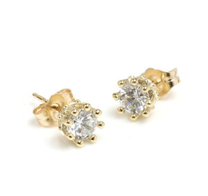 �y�����ς��菤�i�z���C�����I�[�_�[�y�����zTINY CROWN STONE STUDS 10k �i1�P�ʁj�y���C�����I�[�_�[�C�������O�s�A�X�z �yROYAL ORDER�z