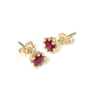 �y�����ς��菤�i�z���C�����I�[�_�[�y�����zTINY CROWN STONE STUDS 10k RUBY�i1�P�ʁj�y���C�����I�[�_�[�C�������O�s�A�X�z �yROYAL ORDER�z