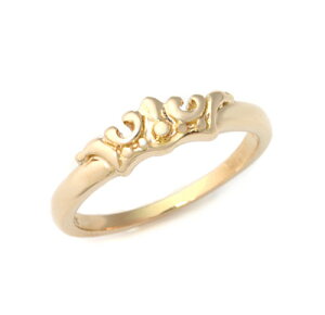 CI[_[yzyOz Tiny Marie Crown 18k PINK GOLD US5-6.5 yROYAL ORDERz