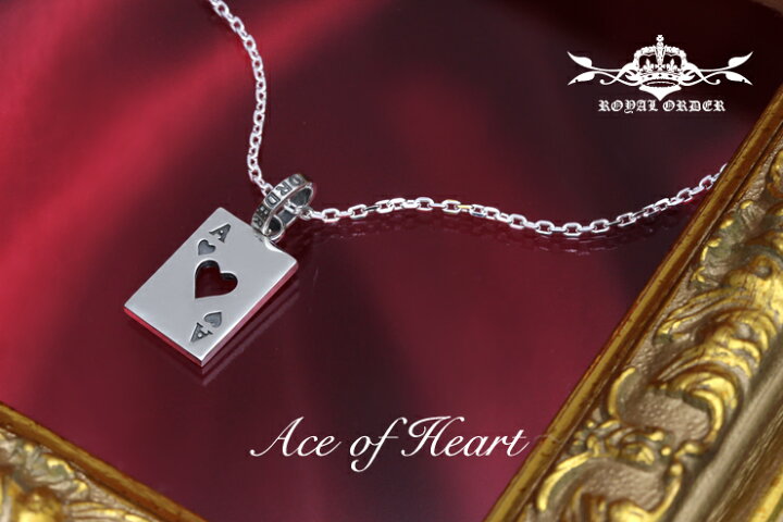 楽天市場】ロイヤルオーダー【公式】【ペンダント】Ace Of Heart ROYAL