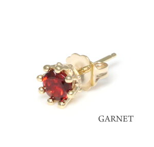 CI[_[yzTINY CROWN STONE STUDS 10k GARNETi1PʁjyCI[_[COsAXz yROYAL ORDERz