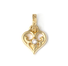 ロイヤルオーダー【公式】【ペンダント】SMALL ALLEGRA HEART W/DIAMOND 18KGOLD 【ROYAL ORDER】