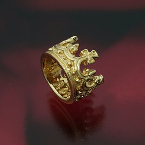 CI[_[yzyy_gzTINY CROWN 18K GOLD yROYAL ORDERz