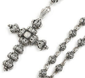 ロイヤルオーダー【公式】【ロザリオ】ROSES, SKULLS & BEADS w/ CROSS, ROSES, SKULL & BEAD DROP 【ROYAL ORDER】