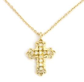 ロイヤルオーダー【公式】【ペンダント】Baby Consort Cross with CZs　18K(チェーンSET) 【ROYAL ORDER】