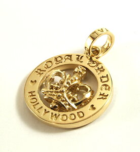 ���C�����I�[�_�[�y�����z�y�y���_���g�zSPINNING CROWN 18K YELLOW GOLD �yROYAL ORDER�z