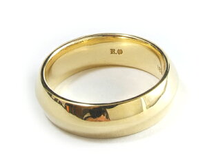 ���C�����I�[�_�[�y�����z�y�����O�zPLAIN 18K YELLOW GOLD�yROYAL ORDER�z