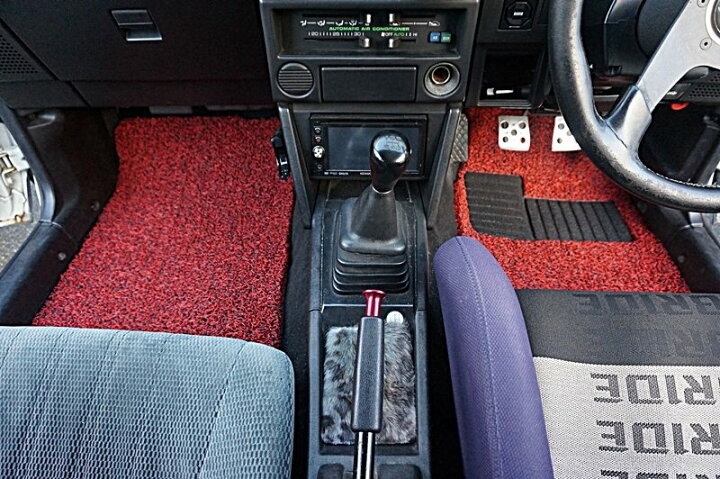 楽天市場 店長おすすめ フロアマット カローラ レビン トレノ フロントマット2枚 Ae86 Ae85 カーマット トヨタ 4a G コイルマット 4色 ゴム臭くない セミオーダーメイド 車 汚れ防止 カー用品 マット 新品 対応 専用 頭文字d ドリフト 送料無料 カーマット フロア