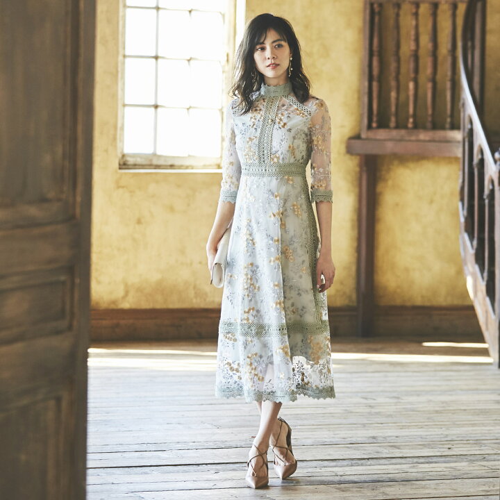 楽天市場】パーティードレス 結婚式 オケージョンドレス お呼ばれ  