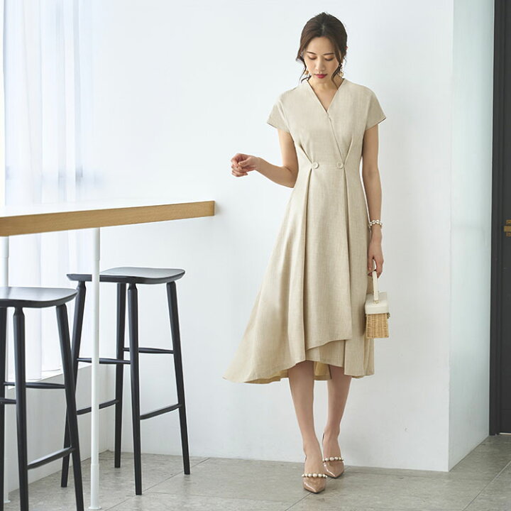 楽天市場】レディース ワンピース ロングワンピース オフィス  