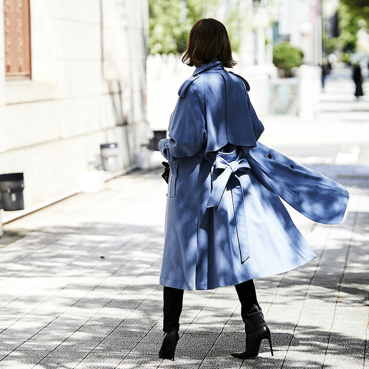 楽天市場 10 Offクーポン対象商品 22秋冬新作 ロングウールコート アウター トレンチコート レディース 秋コーデ 大きいサイズ 50代 40代 30代 ミセス 春 秋 冬 きれいめ スーパーウール 通勤 スーツ フォーマル マキシ丈 ロング チェスターコート 高級感 即日発送