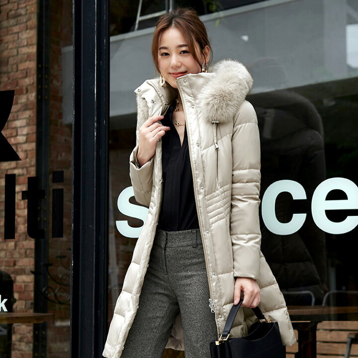 楽天市場】ロングダウンコート ダウンジャケット ロングダウン  