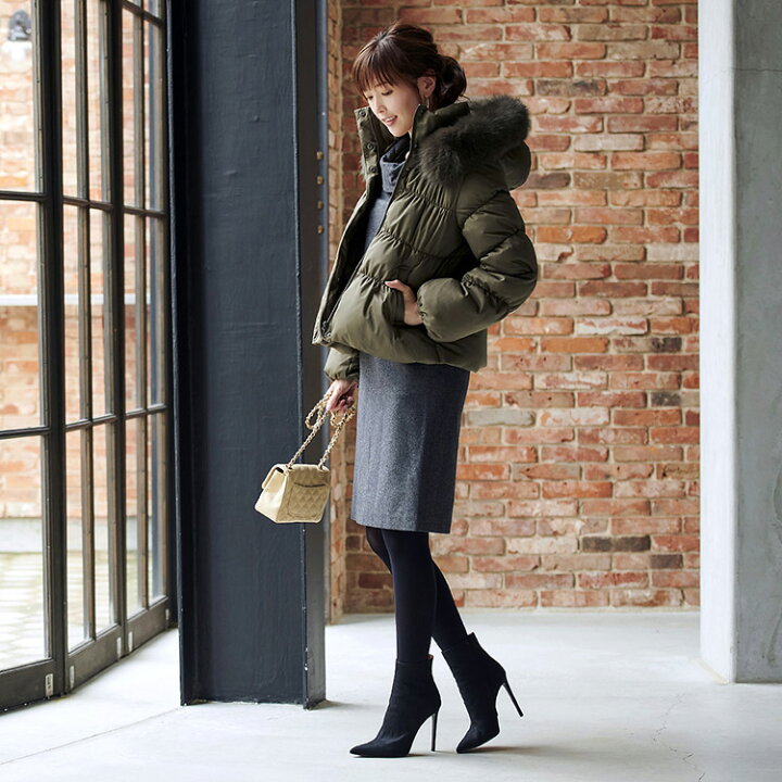 楽天市場 10 Offクーポン対象商品 22秋冬新作 ダウンコート ショートダウン コート ダウンジャケット 大きいサイズ 50代 40代 30代 アウター レディース 大人 フォックス 軽量 黒 上品 防寒 体型カバー 秋 冬 ショート丈 きれいめ 女性 服装 冬コーデ 即日発送