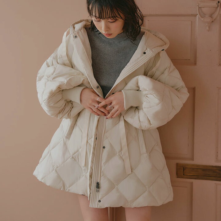 完売品♡soulberry まこちゃんの着崩しコート 中綿 キルティング 