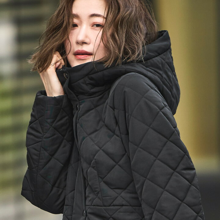 楽天市場】【バーゲン価格】レディース キルティングコート ロング 