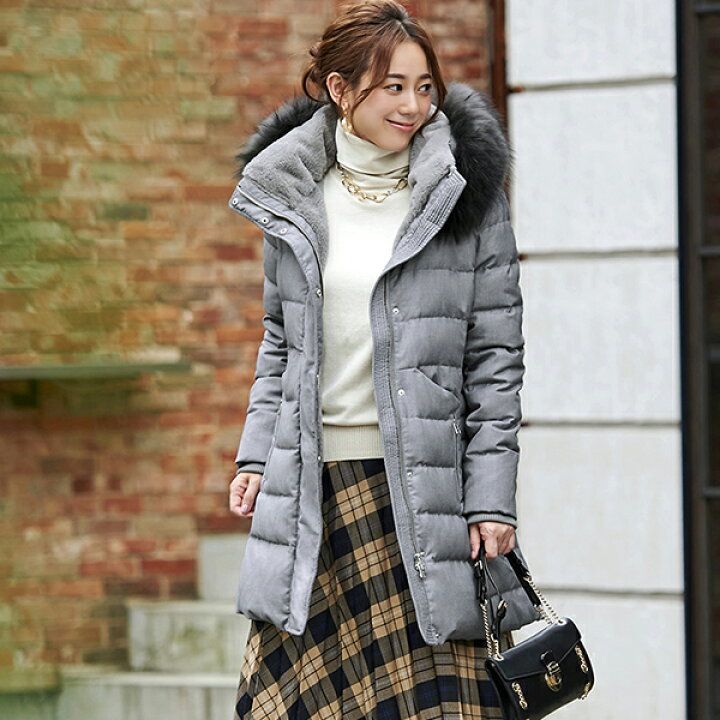 楽天市場】ロングダウンコート ダウンジャケット ロングダウン  