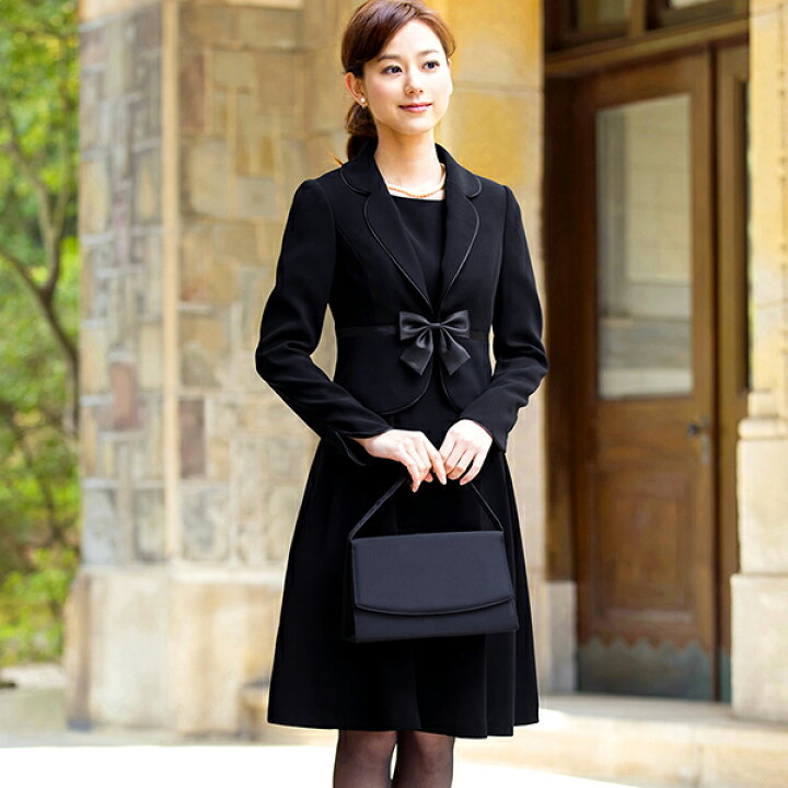 ブラックフォーマル レディース 2点セット ジャケット ワンピース 冠婚葬祭 礼服 喪服 ママスーツ ミセス 50代 40代 30代 フォーマル  アンサンブル 大きいサイズ 半袖 長袖 春 秋冬 オールシーズン 参列 卒業式 卒園式 七五三 即日発送 プレゼント ギフト | RUIRUE ... ✨美品✨　Julilien ブラックフォーマル 11号　3点セット　冠婚葬祭