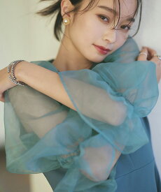 【10%OFFクーポン対象商品】レディース パーティードレス 結婚式 ロングワンピース お呼ばれドレス フレアスカート 上品 きれいめ 40代 30代 20代 ミセス セレモニー フォーマルドレス 披露宴 二次会 同窓会 シアー 長袖 ボリューム袖 体型カバー ストレッチ 即日発送 ギフト