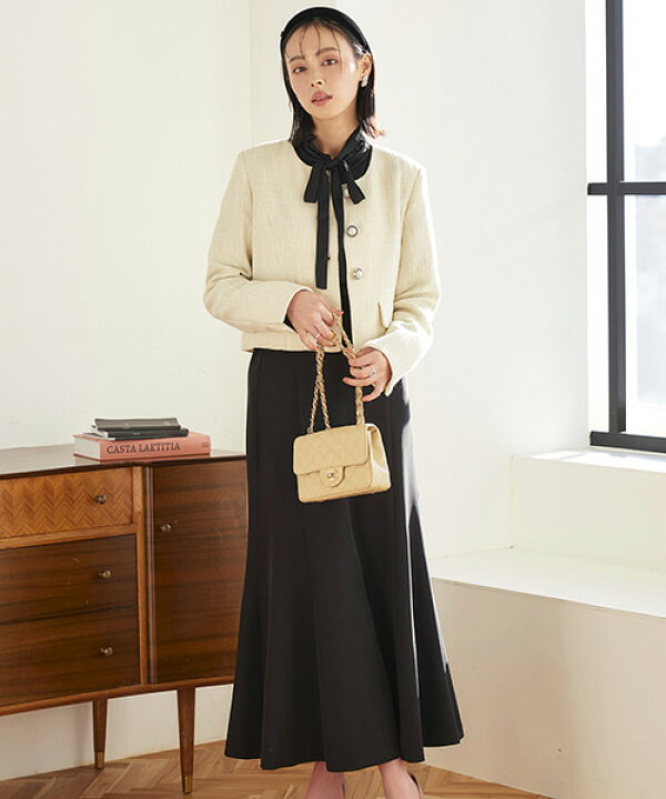 楽天市場】【ストレッチ】レディース ママスーツ スカートスーツ  