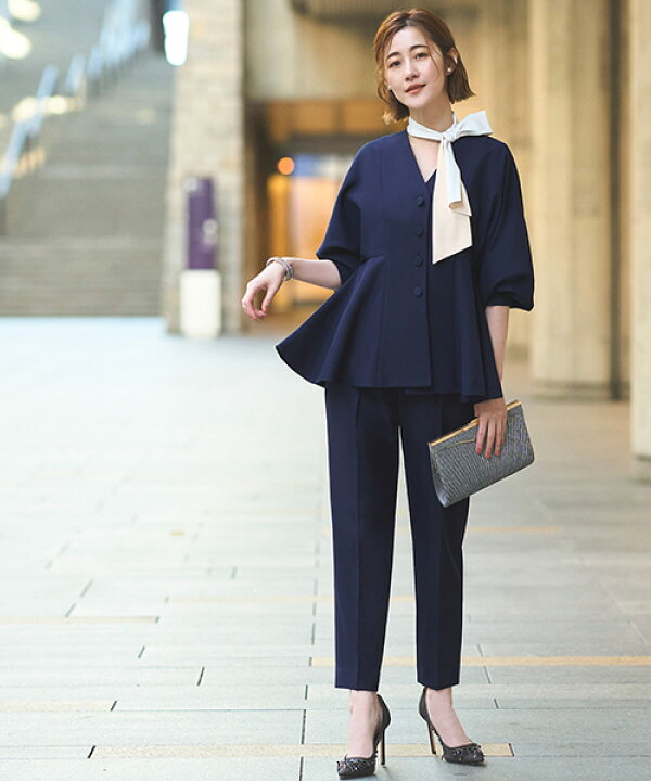 楽天市場】【ストレッチ】レディース ママスーツ パンツスーツ  