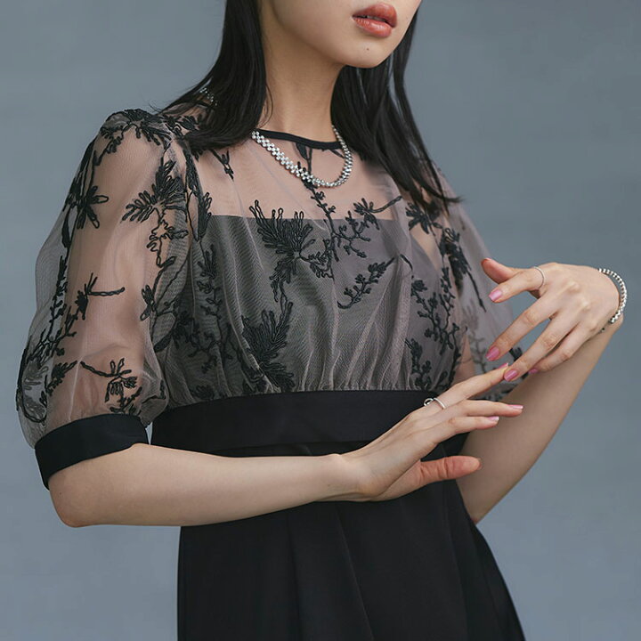 楽天市場】レディース パーティードレス 結婚式 ロングワンピース 