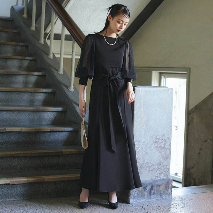 楽天市場】2024秋冬新作 レディース パーティードレス 結婚式 ロング  