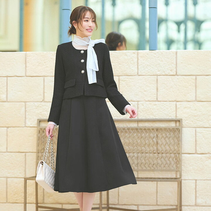 楽天市場】【ストレッチ】レディース ママスーツ スカートスーツ  