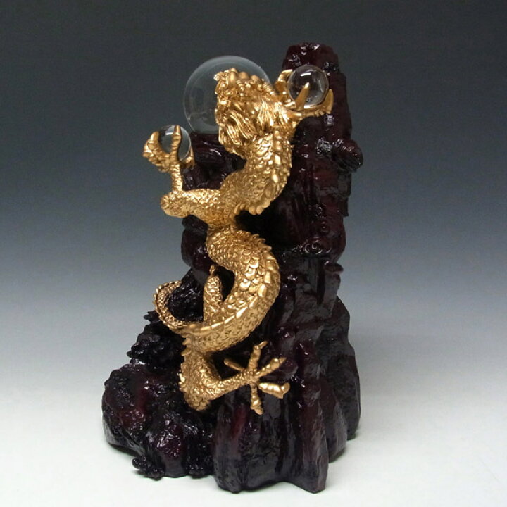 楽天市場】風水龍 置物 金龍上山（大）33cm 昇り龍 山水龍 グッズ 