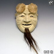 楽天市場 楠面 ひょっとこ面 木彫り お面 壁掛け用 Ryusho 龍祥本舗