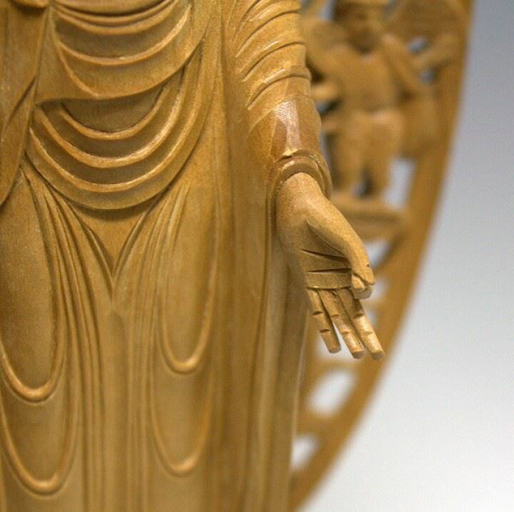 楽天市場】白檀 阿弥陀如来 立像 高さ32cm 仏壇用 木彫り 仏像 [Ryusho  