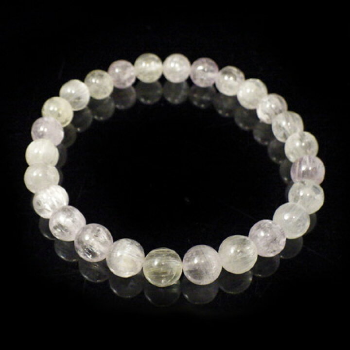 楽天市場】クンツァイト ブレスレット 7mm玉 天然石 パワーストーン  