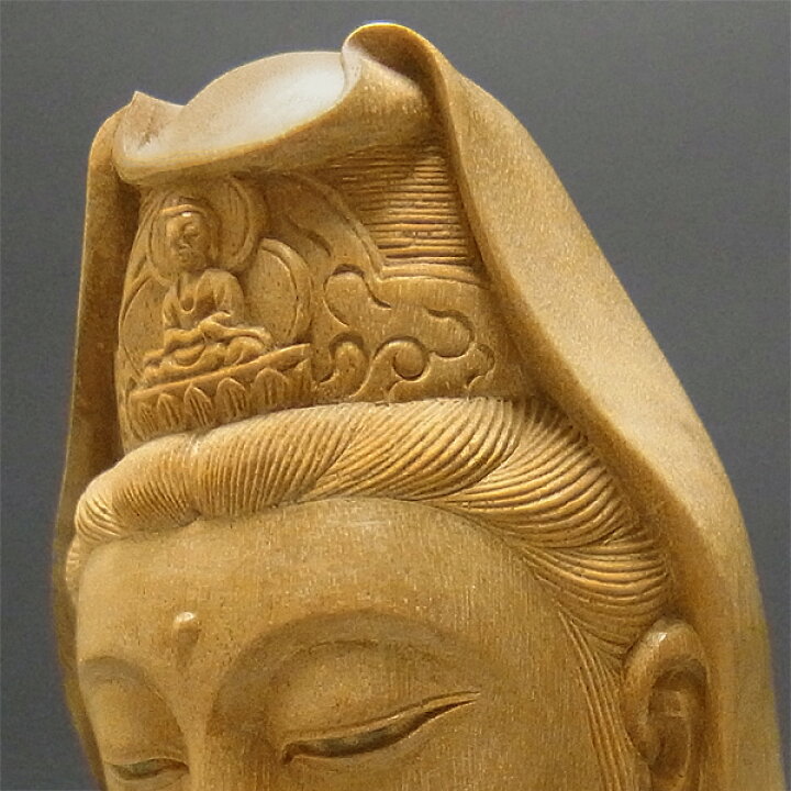楽天市場】白檀製 観音菩薩 立像 高さ33cm 木彫り 仏像 [Ryusho] : 龍  