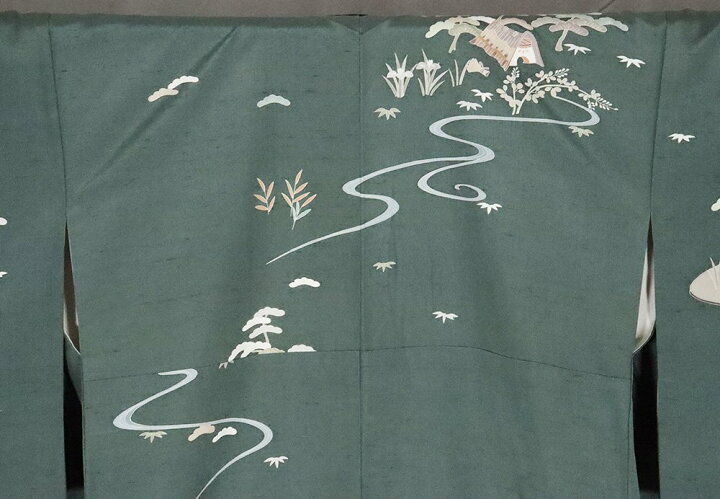 楽天市場】＼ 20％offクーポン ／ 手織り紬 訪問着 袷 正絹 茶屋辻