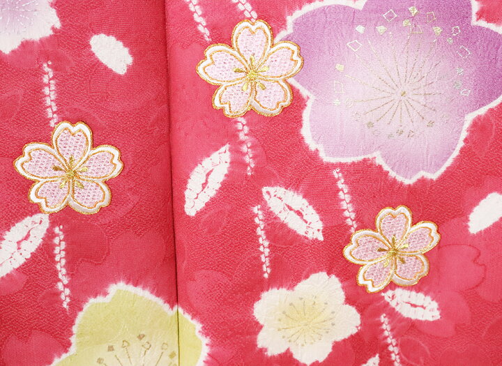 楽天市場】＼ 20％offクーポン ／ 本振袖 正絹 薄赤紫 絞り桜花 LL 