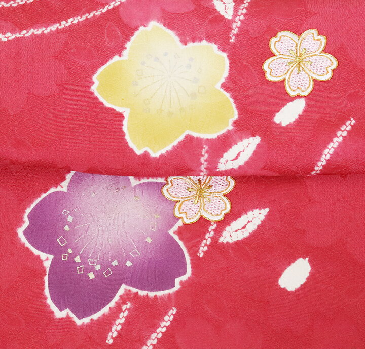 楽天市場】＼ 20％offクーポン ／ 本振袖 正絹 薄赤紫 絞り桜花 LL 