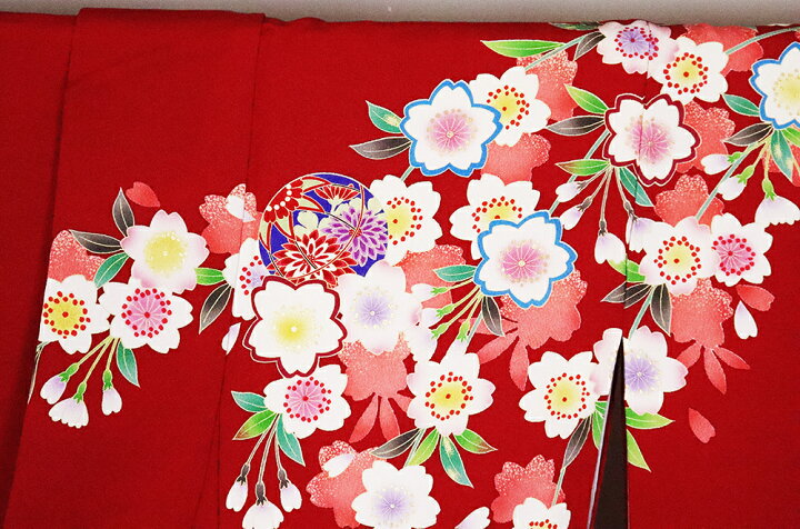 楽天市場】＼ 20％offクーポン ／ 【】本振袖☆正絹☆枝垂れ桜 ki23258 