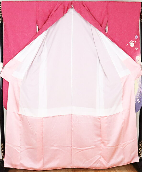 楽天市場】＼ 20％offクーポン ／ 【】本振袖☆正絹☆桜・流水 トール